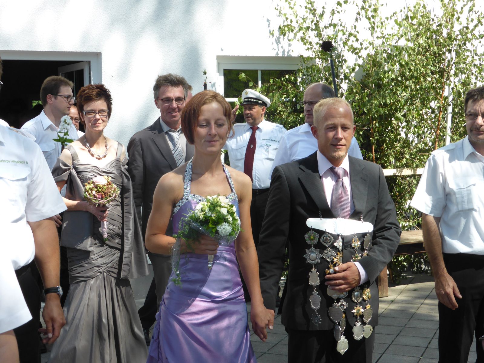 Amtierendes Königspaar Ralf Erves und Katja Heinig Schützenkönigspaar 2015 Ralf Erves und Katja Heinig